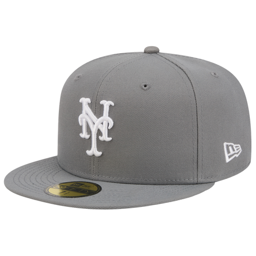 New Era Mets 59FIFTY Cap - New Era White/Steel Grey