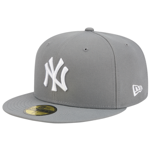 MENS - New Era Yankees 59FIFTY Cap - White/Steel Grey