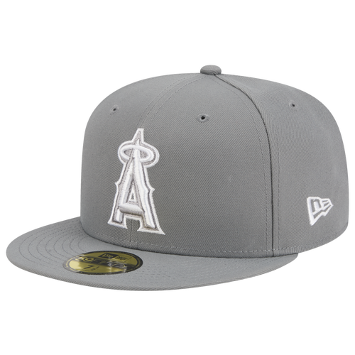 New Era Mens Color Basic 5950 Anaang Cap - Grey
