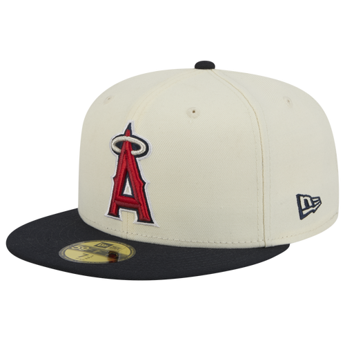 New Era Mens Color Basic 5950 Anaang Cap - White
