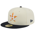 New Era Astros 59FIFTY Cap - New Era Chalk White/Black