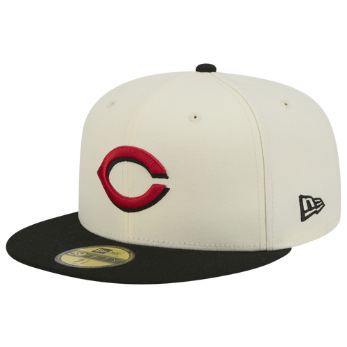 New Era Mens Braves 59FIFTY Cap - White