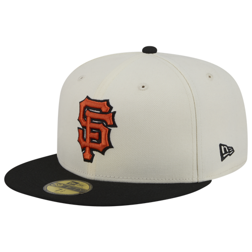New Era Mens Braves 59FIFTY Cap - White