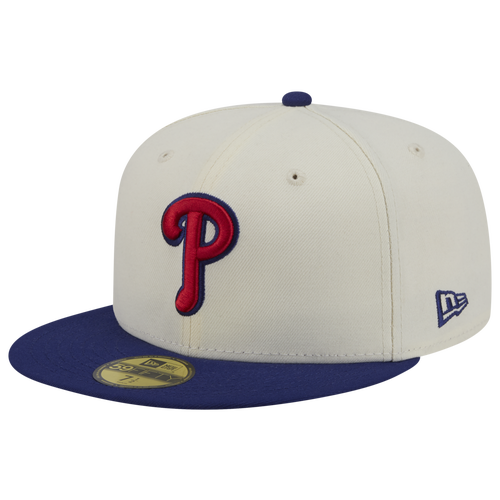 New Era Mens Braves 59FIFTY Cap - White