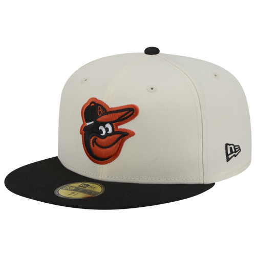 New Era Mens Color Basic 5950 Bosred Cap - White