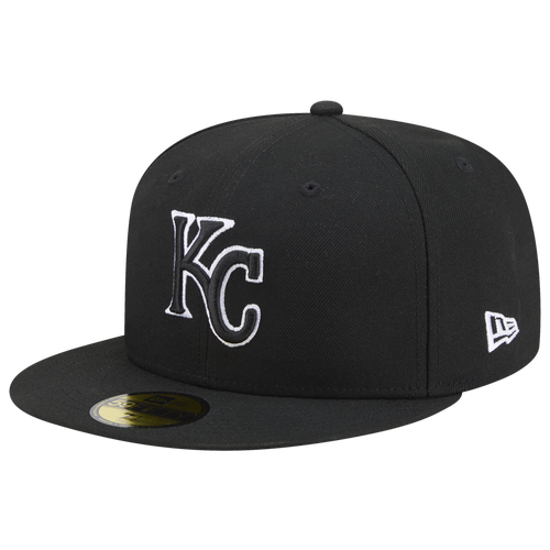 New Era Mens Braves 59FIFTY Cap - Black