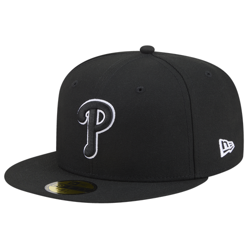 New Era Mens Braves 59FIFTY Cap - Black