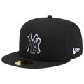 New Era Yankees 59FIFTY Cap - New Era Black/White