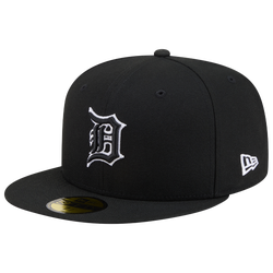 Men's - New Era Tigers 59FIFTY Cap - Black/White