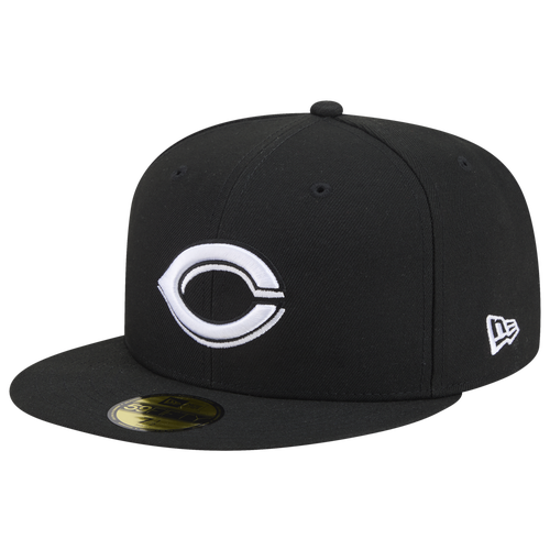 New Era Mens Braves 59FIFTY Cap - Black