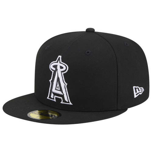 New Era Mens Color Basic 5950 Anaang Cap - Black