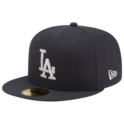 MENS - New Era Dodgers 59FIFTY Cap - Anthracite/White