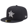 New Era Astros 59FIFTY Cap - New Era Anthracite/Silver