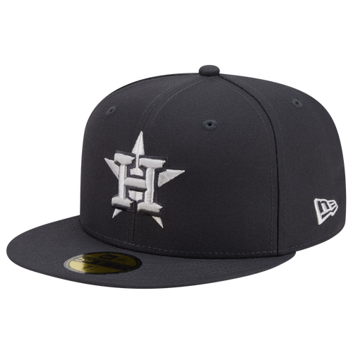 New Era Astros 59FIFTY Cap - New Era Anthracite/Silver
