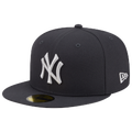 New Era Yankees 59FIFTY Cap - New Era Anthracite/White