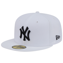 Men's - New Era Yankees 59FIFTY Cap - White/Black