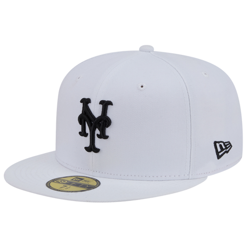  - New Era Mets 59FIFTY Cap - White/Black