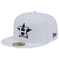 New Era Astros 59FIFTY Cap - New Era White/Black