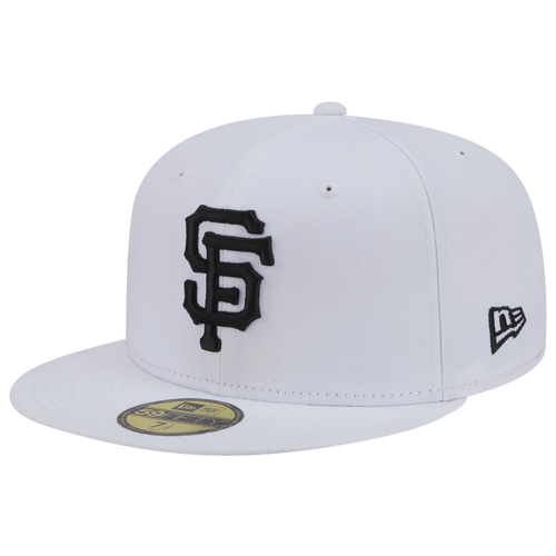 New Era Mens Braves 59FIFTY Cap - White