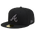 New Era Braves 59FIFTY Cap - Men's Black/Heather Grey