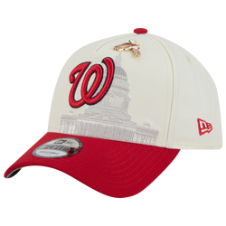 Adult - New Era MLB 940 A-Frame Local Stitch Cap - Chrome/Red