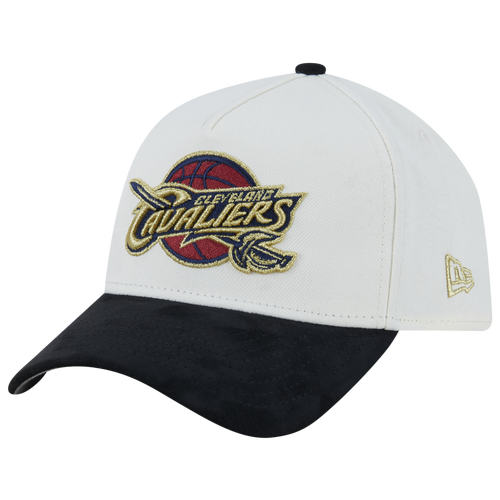 New Era Womens Cleveland Cavaliers NBA 940 A-Frame Suede HWC Cap - Adult - Chrome / Black Chrome