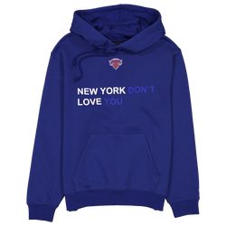 Men's - New Era Knicks J Frost Hoodie - Blue