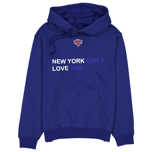 New Era Mens New York Knicks J Frost Hoodie - - Blue Size XL