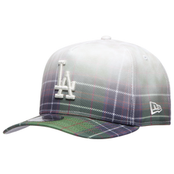 Men's - New Era MLB Plaid Cap - Optic White