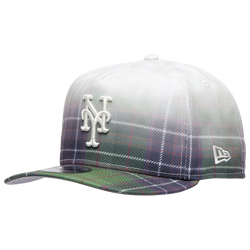 Men's - New Era MLB Plaid Cap - Optic White