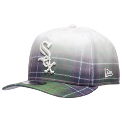 Men's - New Era MLB Plaid Cap - Optic White