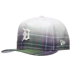 Men's - New Era MLB Plaid Cap - Optic White