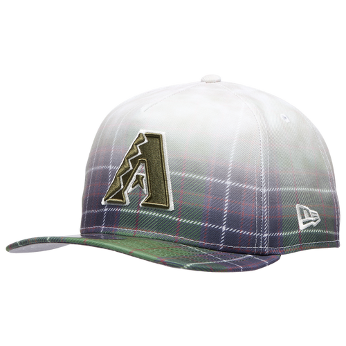  - New Era MLB Plaid Cap - Optic White