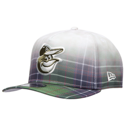 Men's - New Era MLB Plaid Cap - Optic White