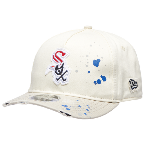  - New Era MLB Paint Splatter Cap - Chrome White
