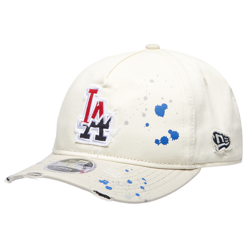  - New Era MLB Paint Splatter Cap - Chrome White