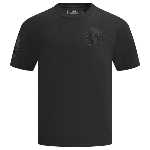 Pro Standard Mens Chicago Blackhawks Blackhawks Neutral CJ Drop Shoulder T-Shirt - - Black