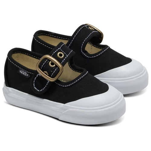 Vans Girls Mary Jane Girls Toddler Shoes Black White Size 04.0