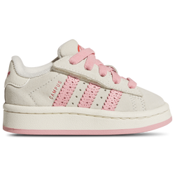 Filles, bambin - adidas Originals Campus 00s CF EL - Crème/Rouge vif/Rose semi-étincelant