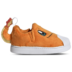 Boys' Toddler - adidas Superstar Quick-On  - Bright Orange/Footwear White