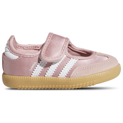 Girls' Toddler - adidas Samba Jane Satin  - Wonder Mauve/Footwear White/Gum