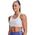 Under Armour Mid Crossback Bra - Women's White/Halo Grey