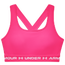 Under Armour Mid Crossback Bra - Women's Pink