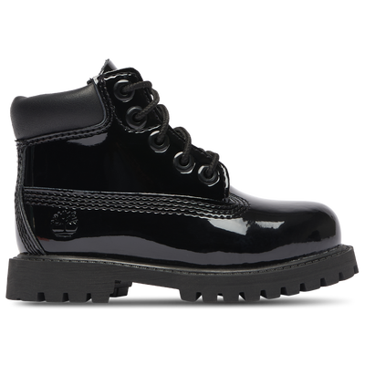 Timberland Premium 6" Waterproof Patent Leather Boots - BLACK/BLACK