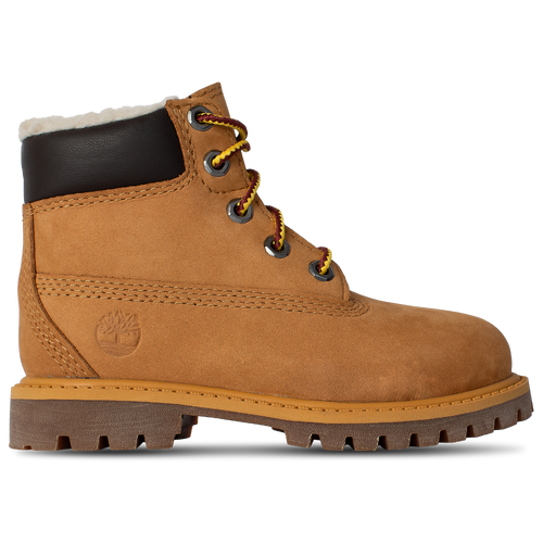 Timberland Boys 6 Premium Sherpa Boys Toddler Shoes Wheat Gum Size 10.0