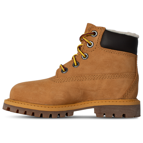 Timberland Boys 6 Premium Sherpa Boys Toddler Shoes Wheat Gum Size 10.0