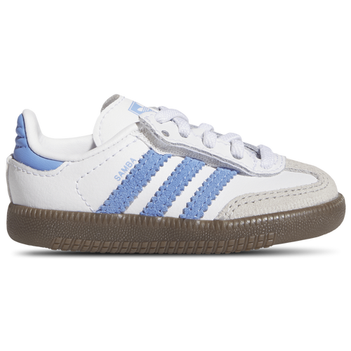 adidas Boys Originals Samba - Boy's Toddler Size 5.0 - Footwear White/Gum/Blue Fusion