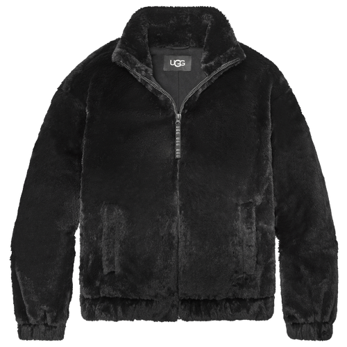 

UGG Womens UGG Tash Faux Fur Jacket - Womens Black Size L