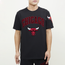 Pro Standard Bulls Stacked Logo Pro Team T-Shirt - Men's Black/Black