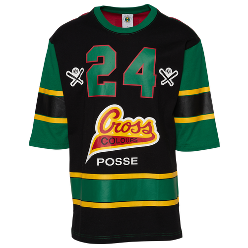 

Cross Colours Mens Cross Colours Vintage Posse Jersey - Mens Green/Black Size S